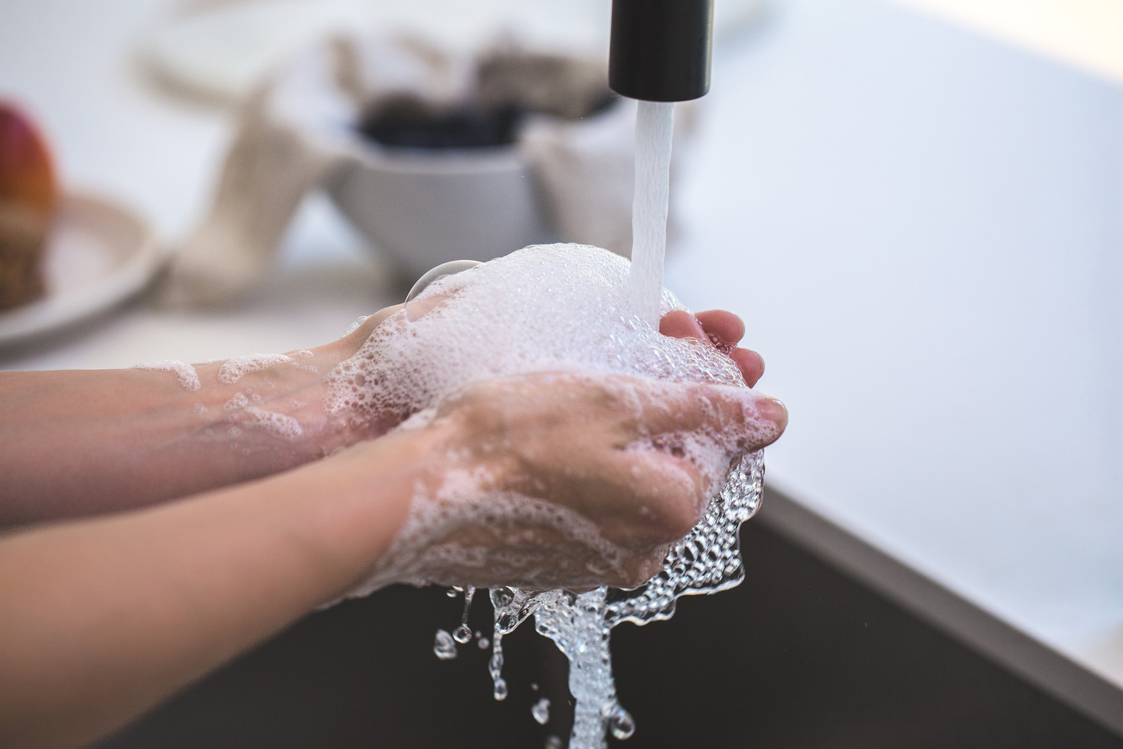 Viergang handen wassen